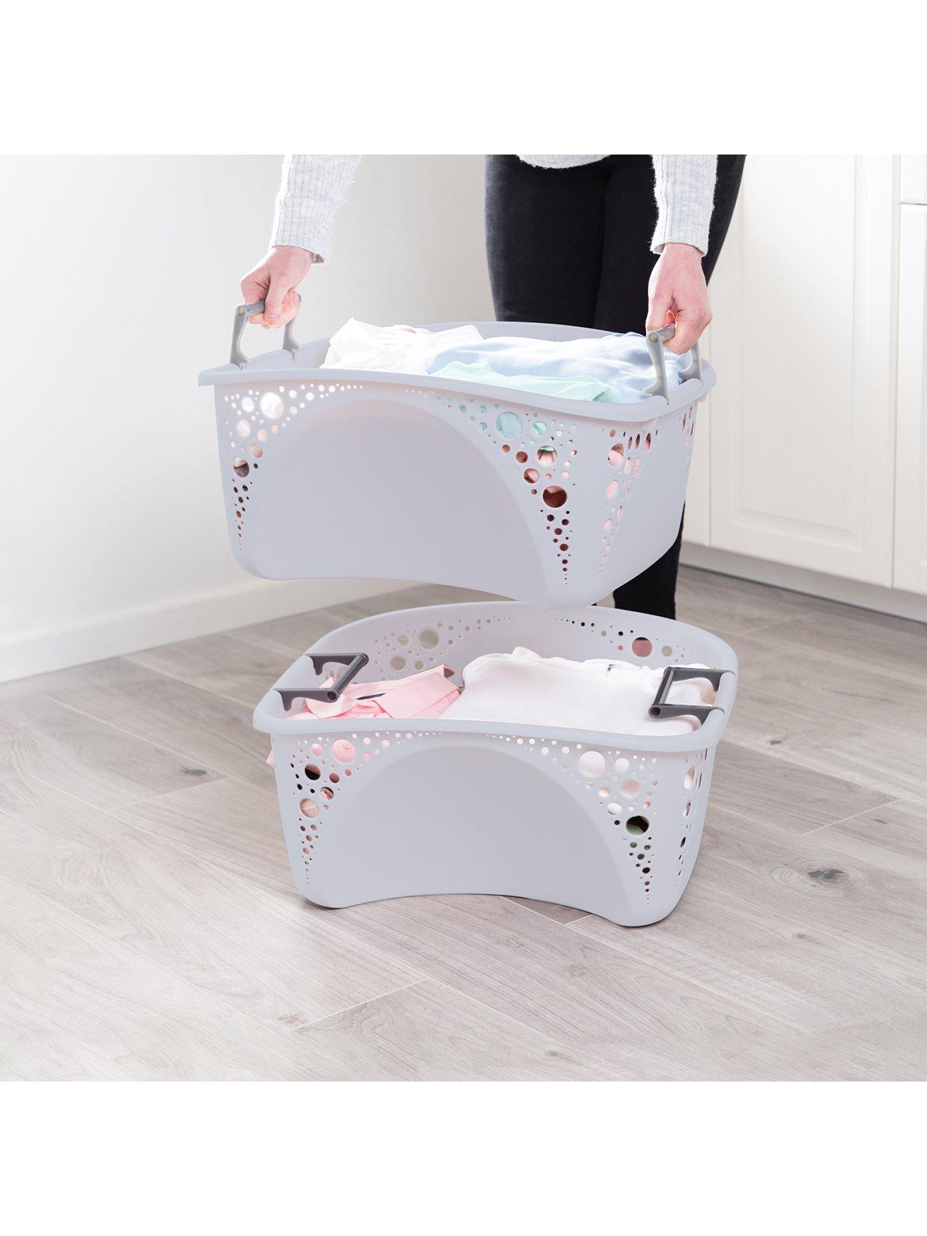 Image 4 of 5 of Minky Stackable Laundry Basket