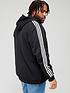  image of adidas-sportswear-essentials-fleece-3-stripes-full-zip-hoodie-black