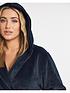  image of figleaves-cosy-luxury-hooded-long-robe-navy