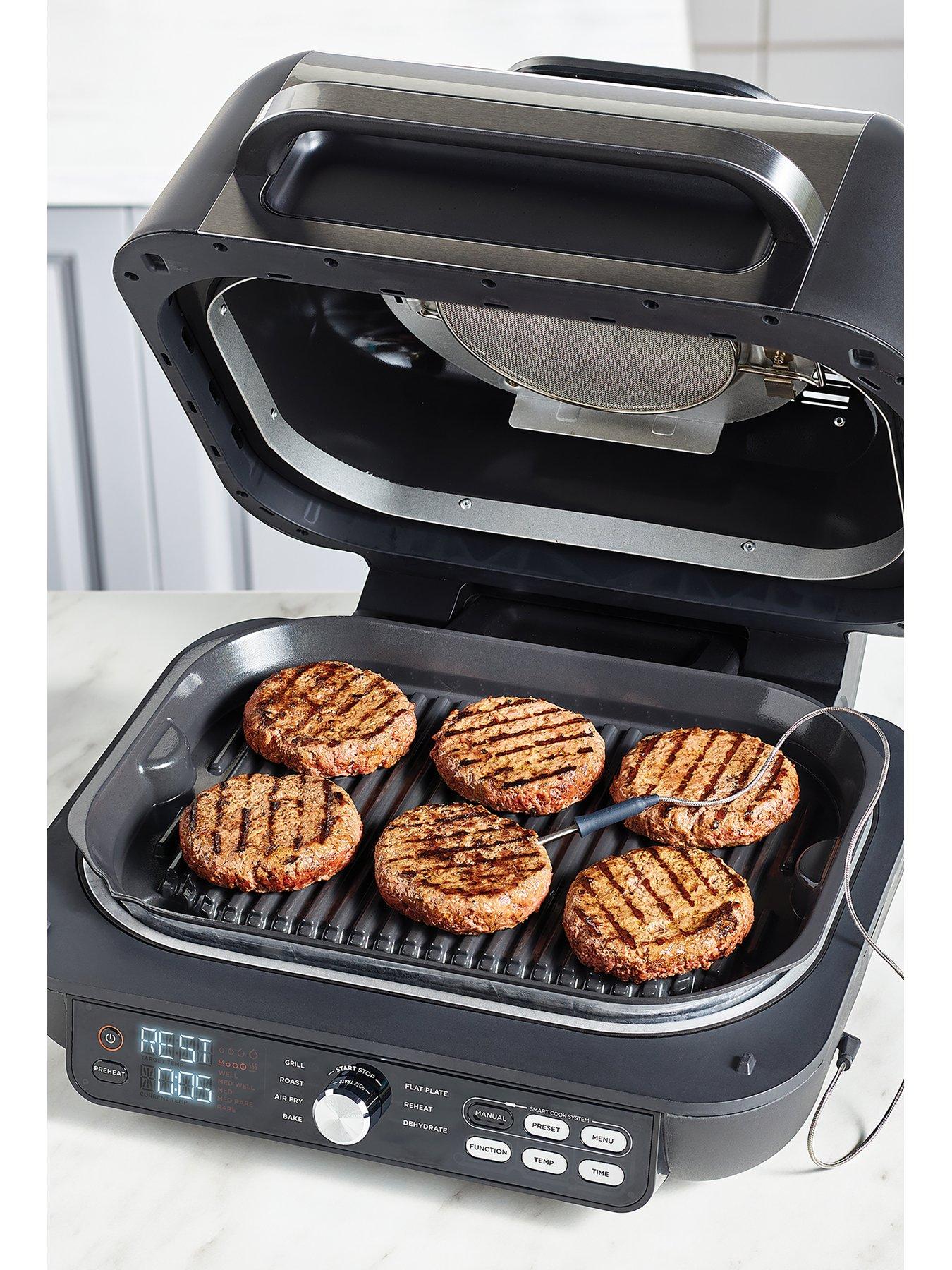 Image 4 of 7 of NINJA Foodi Max Pro Health Grill, Flat Plate &amp; Air Fryer AG651UK