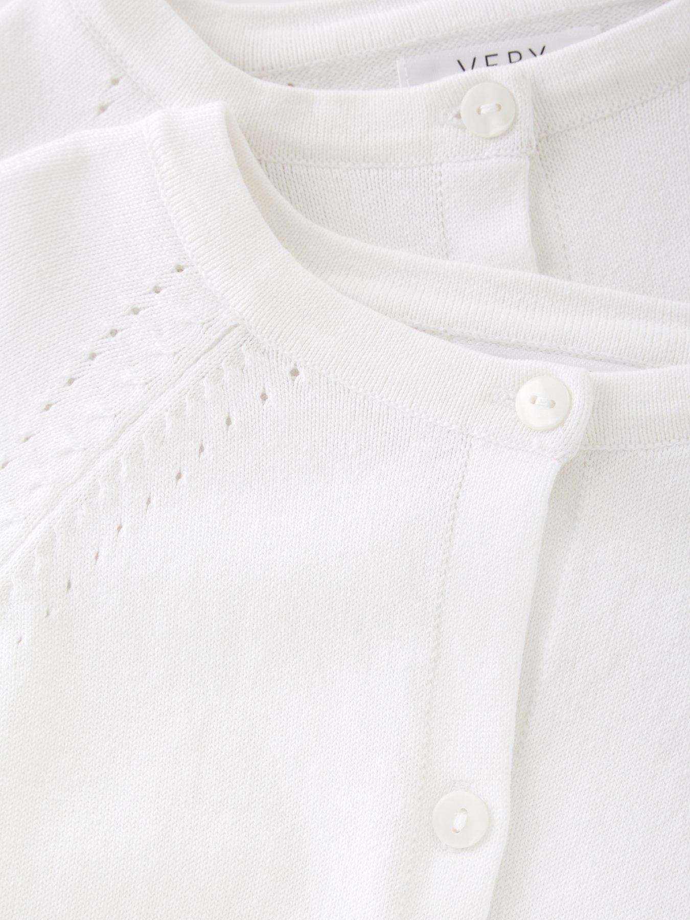  image of everyday-girls-2-pack-summer-cardi-white