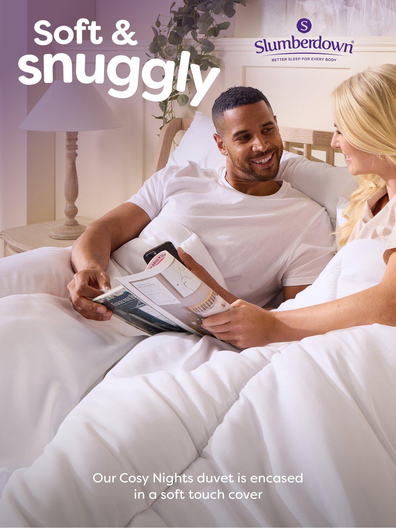 Slumberdown Cosy Nights 10.5 Tog Duvet Set- White