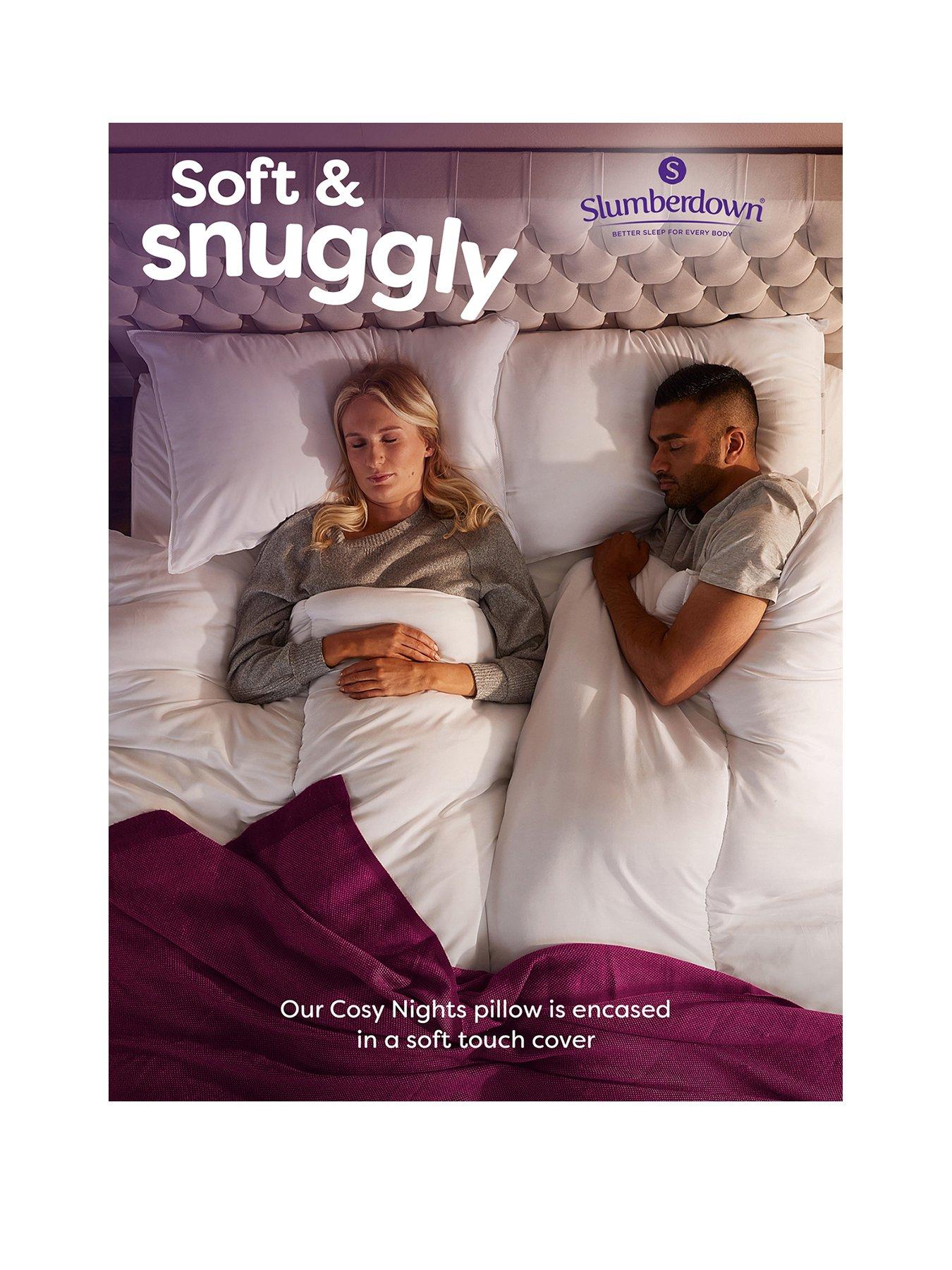 Slumberdown Cosy Nights Soft Pillow 2 Pack White