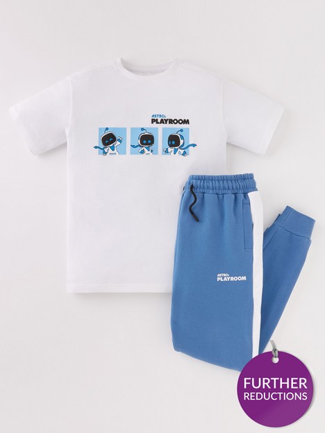 astro-bot-boys-astrobot-t-shirt-and-jogger-set-bluewhite