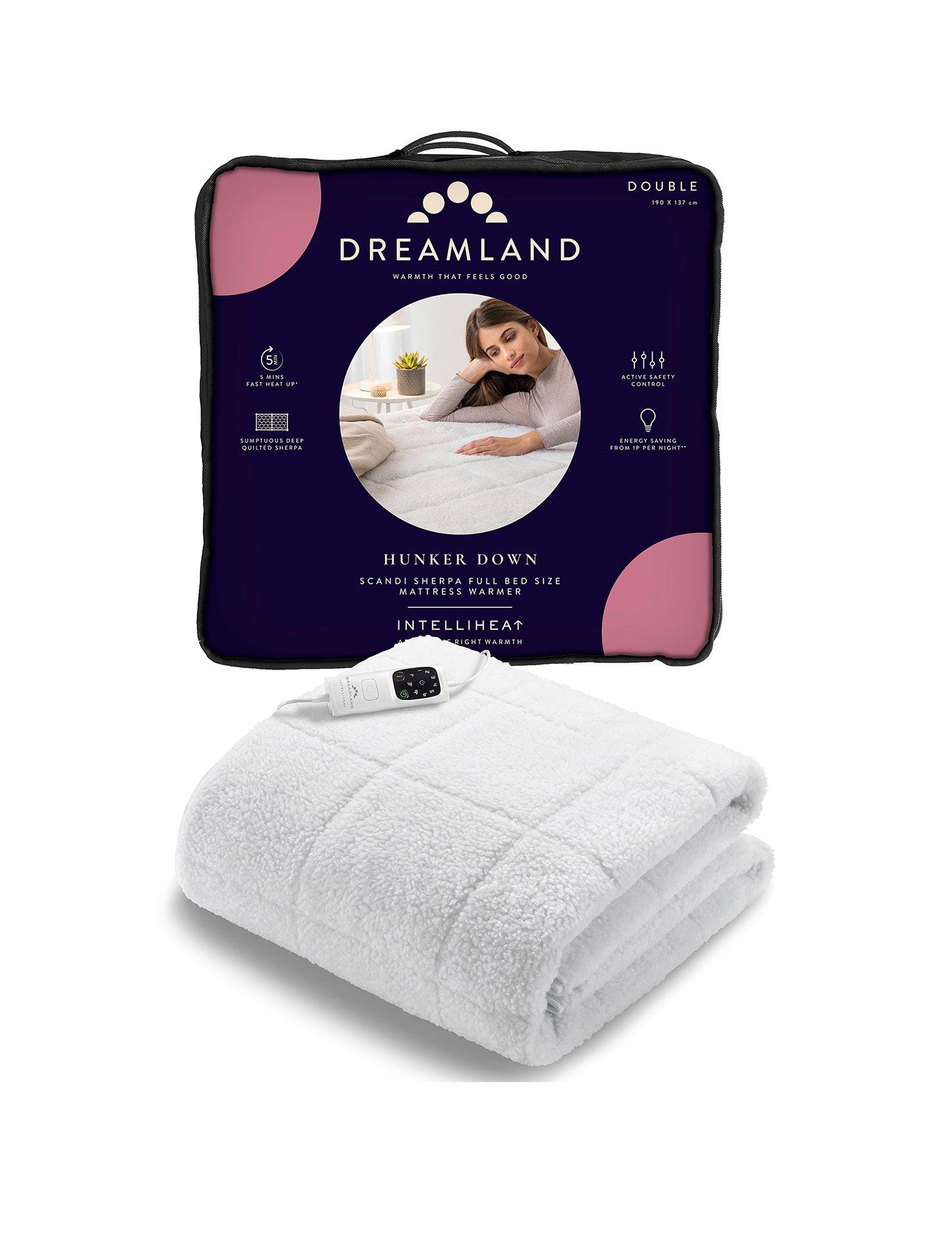 undefined Intelliheat+ Scandi Full Bed Size Electric Heated Underblanket - White