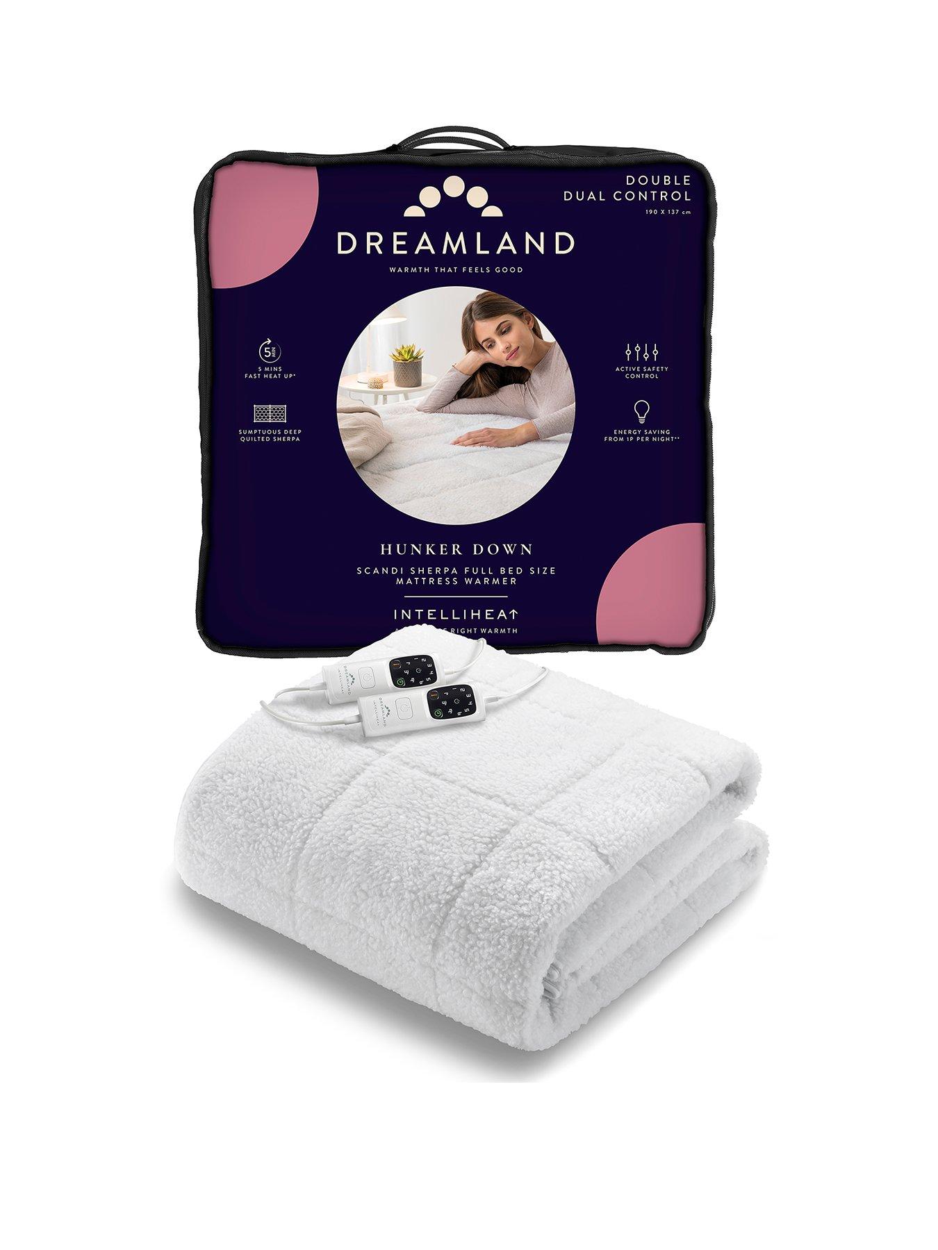 Image 1 of 5 of Dreamland Intelliheat + Scandi Full Bed Size Ub Double Dual - White