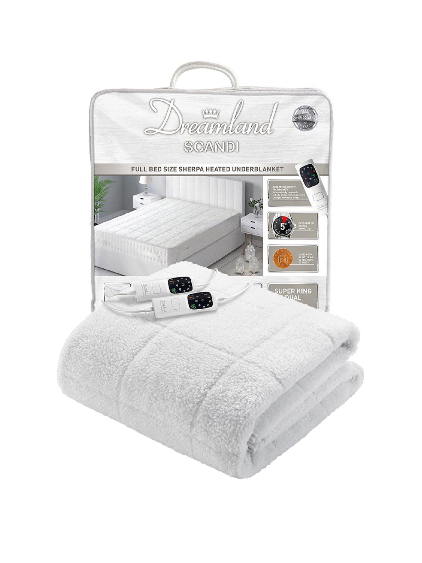 undefined Intelliheat+ Scandi Electric Underblanket with Dual Controls - White