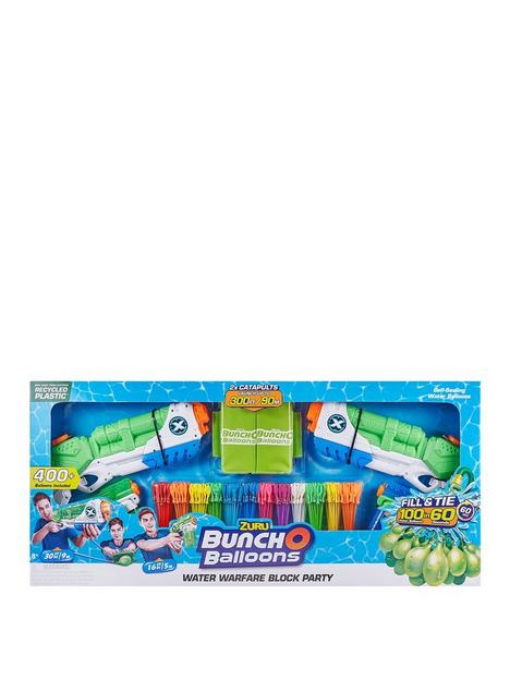zurunbspwater-warfare-block-party-pack-made-from-recycled-plasticnbsp400-balloons