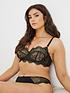  image of figleaves-pulse-underwired-balcony-bra-black-gold
