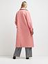  image of river-island-oversized-coat--coral