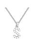  image of the-love-silver-collection-sterling-silver-cubic-zirconia-initial-pendant