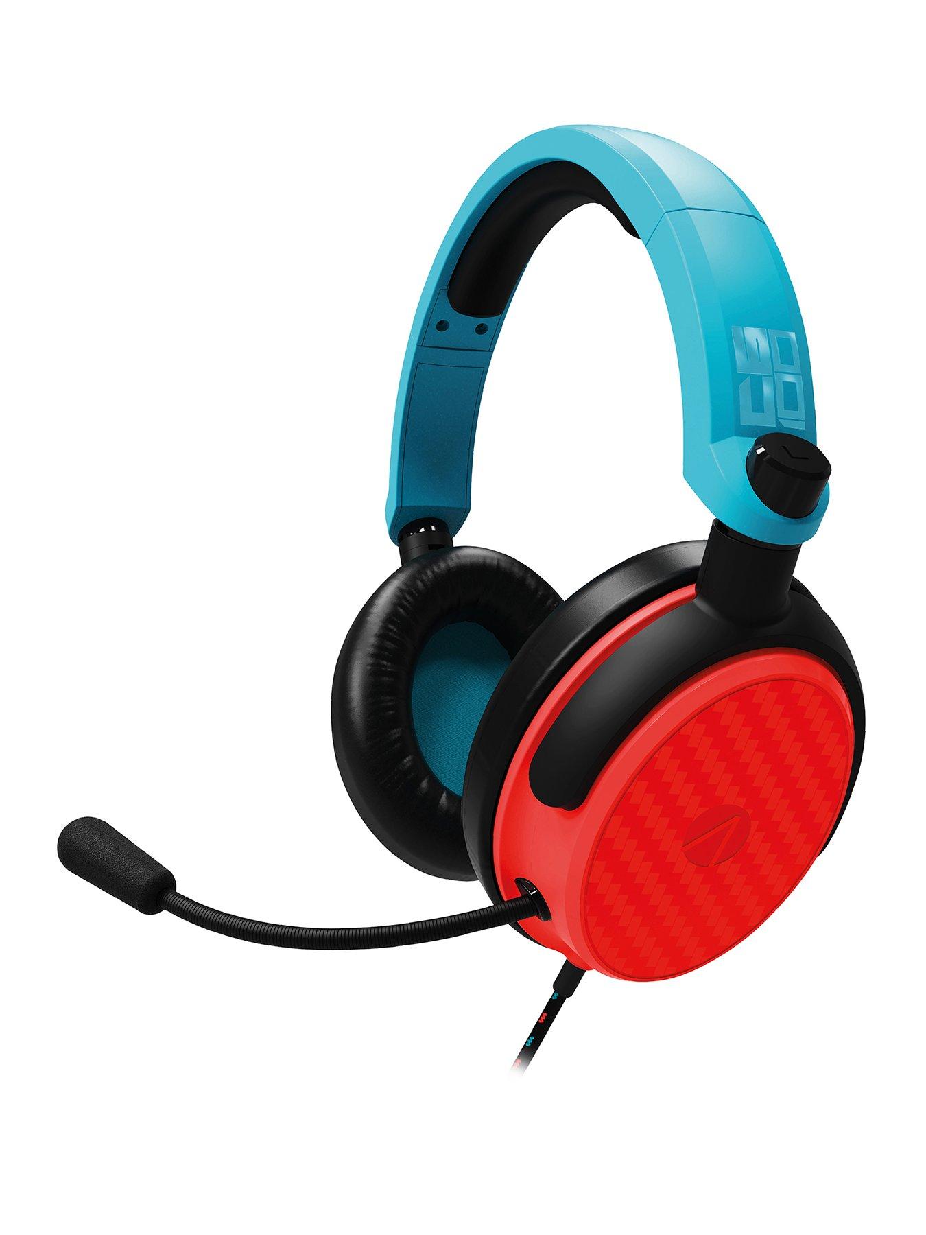 Stealth C6-100 Gaming Headset for Switch, XBOX, PS4/PS5, PC - Neon Red/Blue