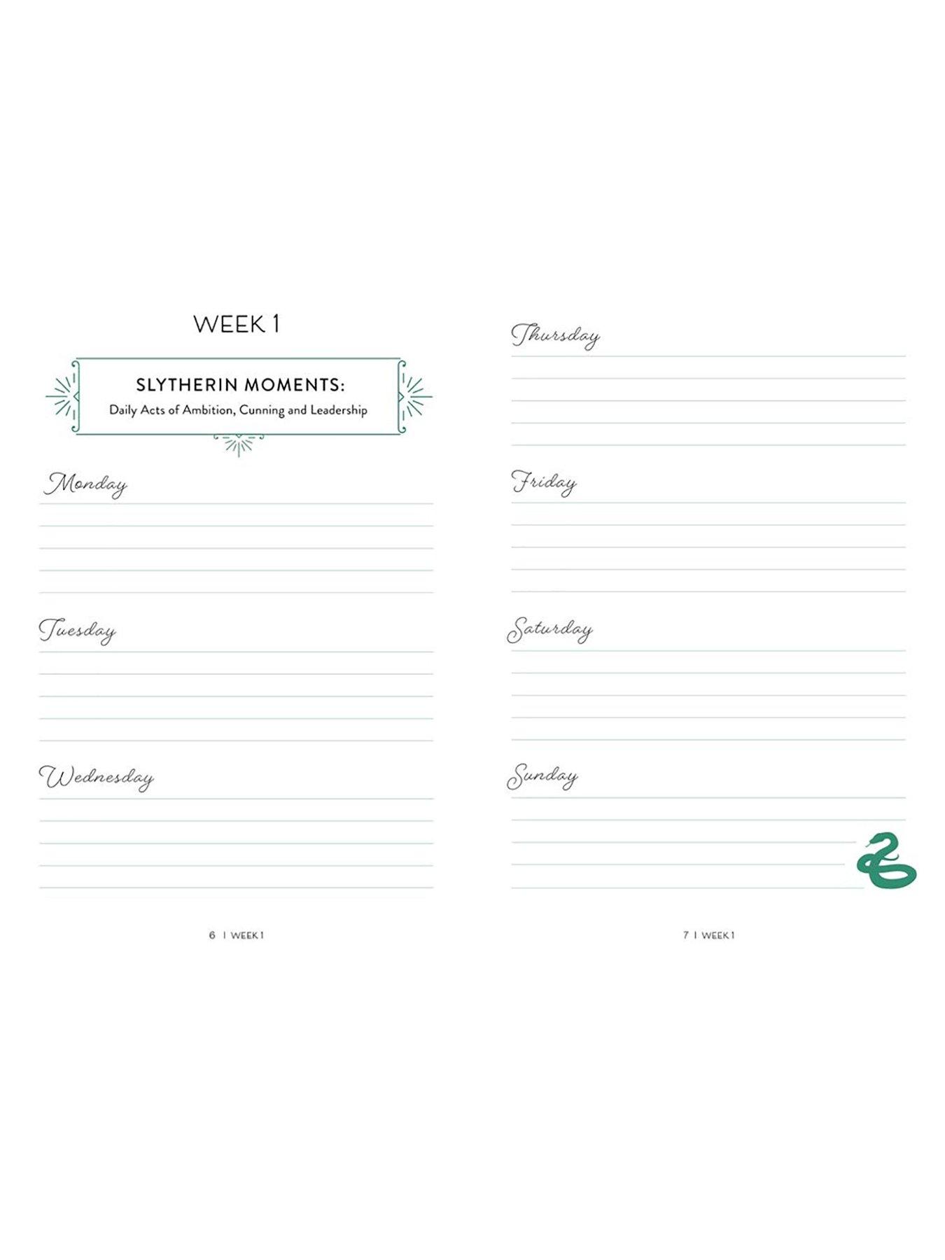 Image 3 of 4 of Harry Potter Slytherin Guided Journal: Ambition