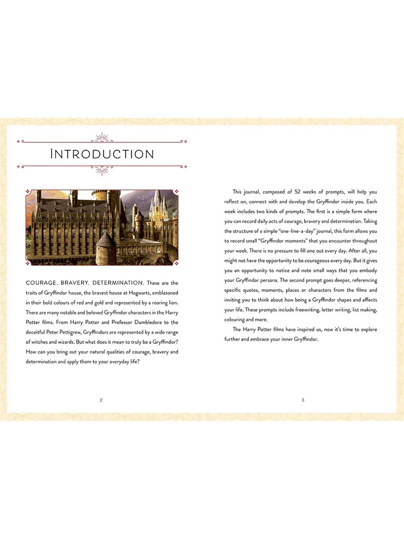  image of harry-potter-gryffindor-guided-journal-courage