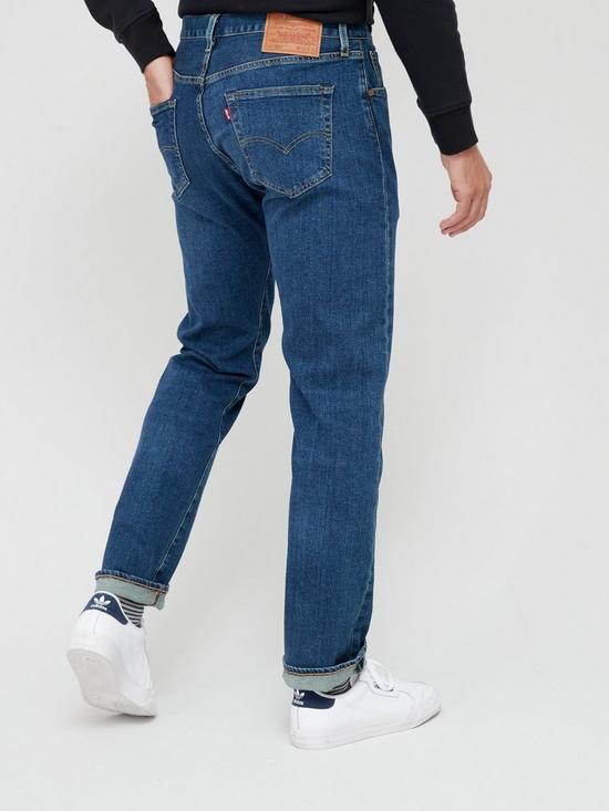 stillFront image of levis-501-nbsporiginal-straight-fit-jeans-dark-blue