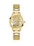  image of guess-quattro-clear-stainless-steel-ladies-watch