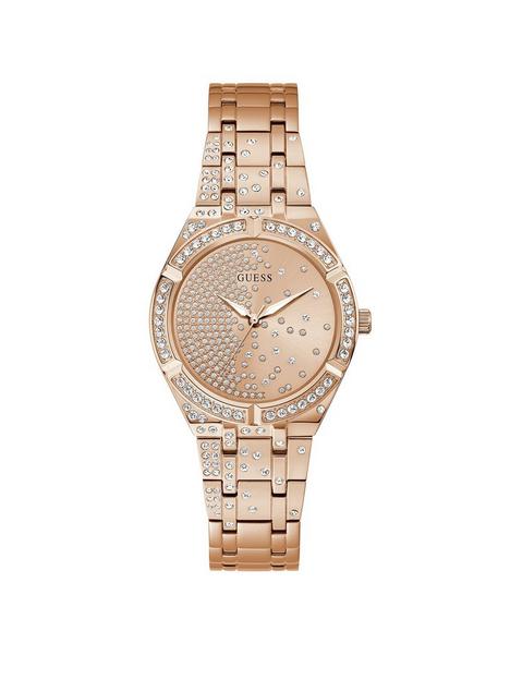 guess-afterglow-stainless-steel-ladies-watch