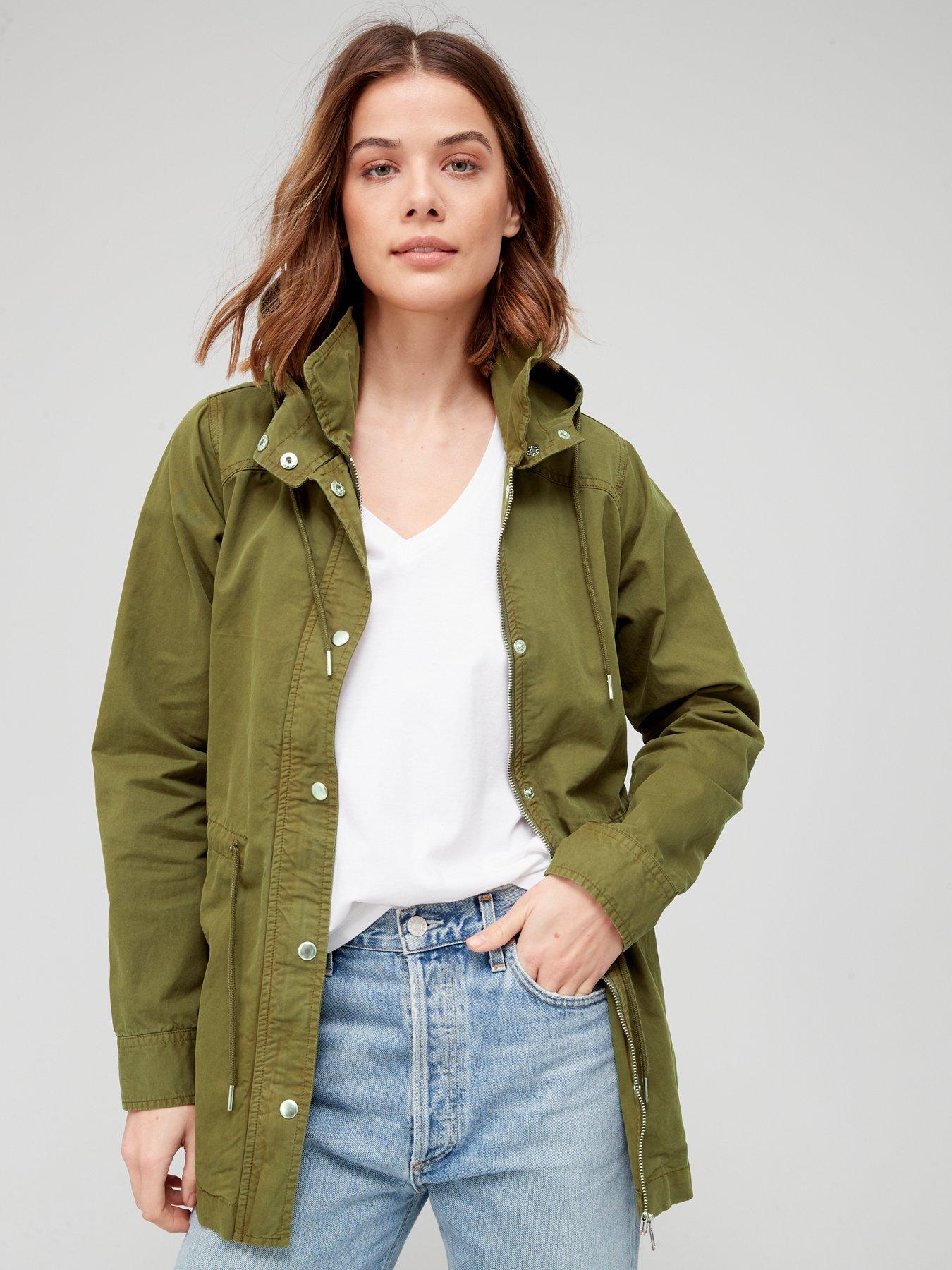 olive green jacket women