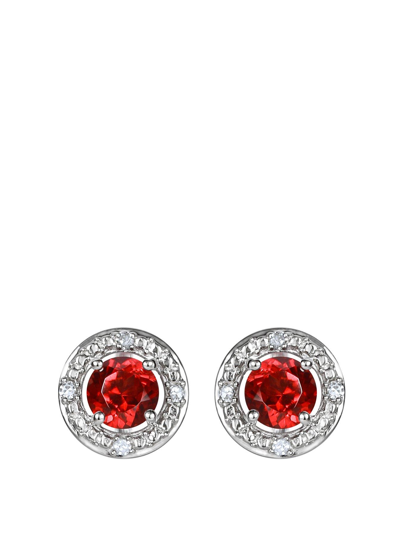 the-love-collection-sterling-silver-birthstone-stud-earrings