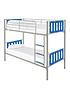  image of very-home-cyber-metalnbspbunk-bed-can-be-split-into-2nbspbeds-with-mattress-options-buy-amp-save