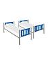 image of very-home-cyber-metalnbspbunk-bed-can-be-split-into-2nbspbeds-with-mattress-options-buy-amp-save