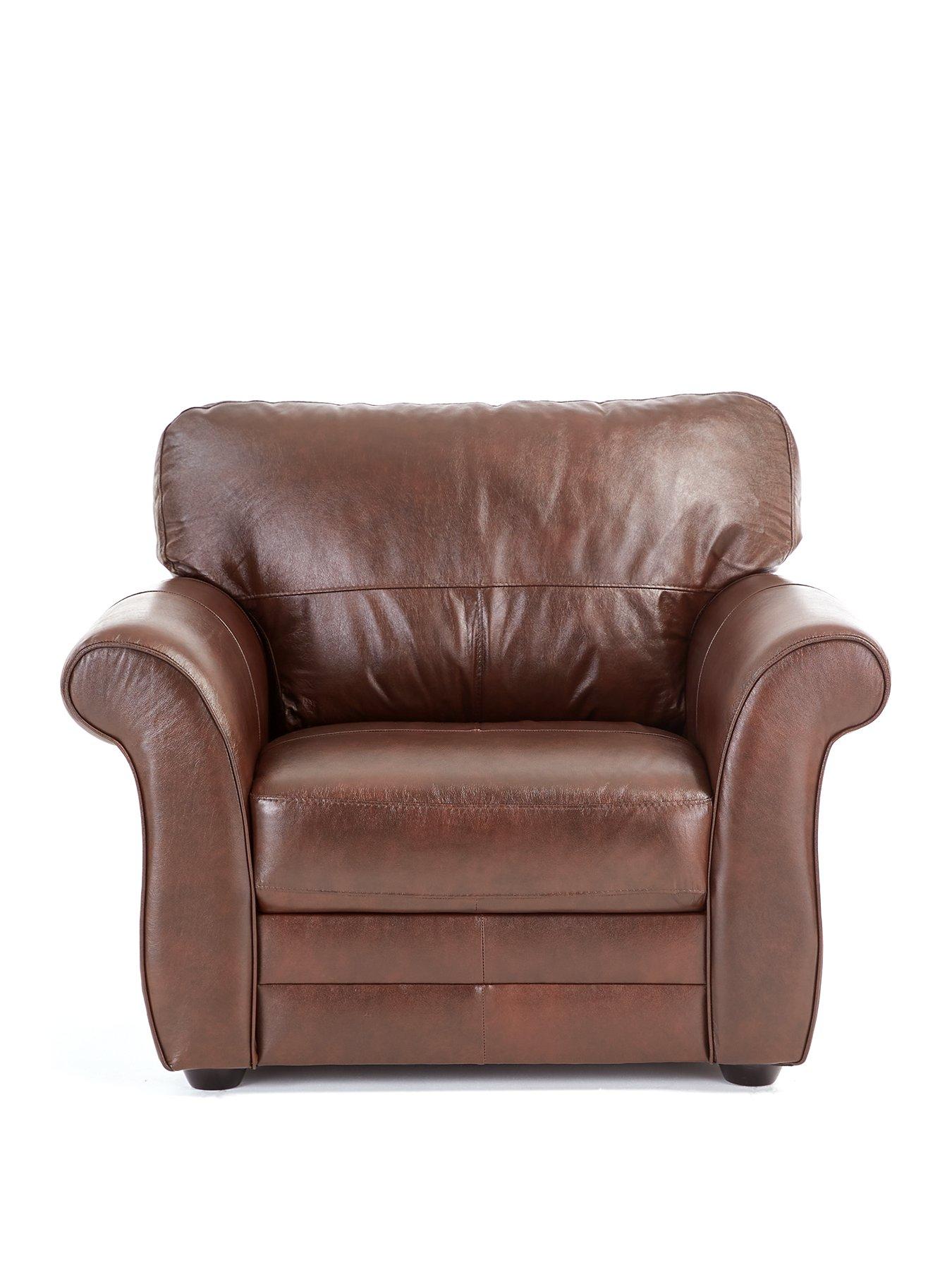 Image 2 of 7 of Very Home Vantage Italian Leather Armchair&nbsp;- FSC&reg; Certified