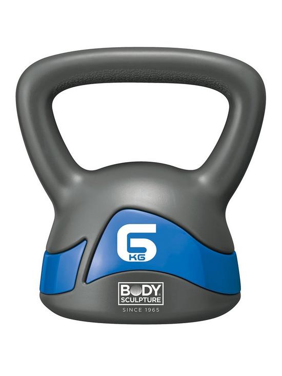 front image of body-sculpture-6kg-kettlebell