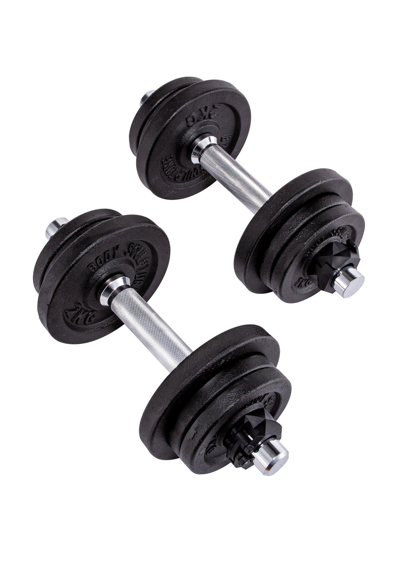 Iron dumbbells clearance set