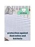  image of silentnight-safe-nights-waterproof-mattress-protector-cot-bed-white