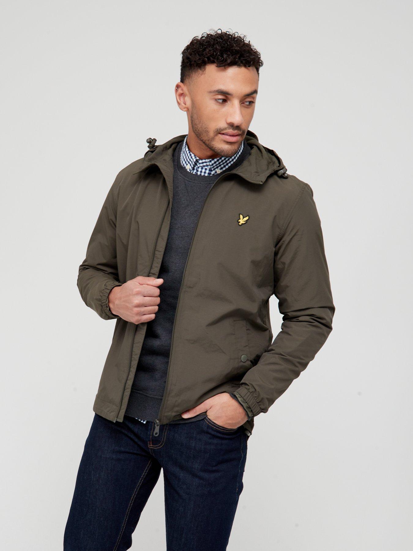 Lyle & Scott Zip Through Hooded Jacket - Olive
