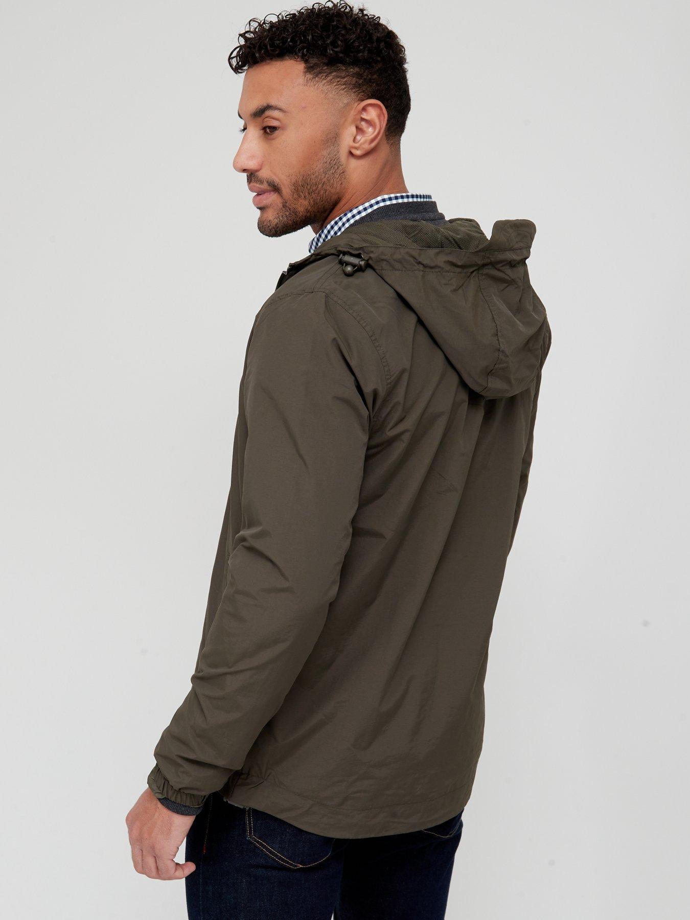 Image 2 of 4 of Lyle & Scott Zip Through Hooded Jacket - Olive&nbsp;