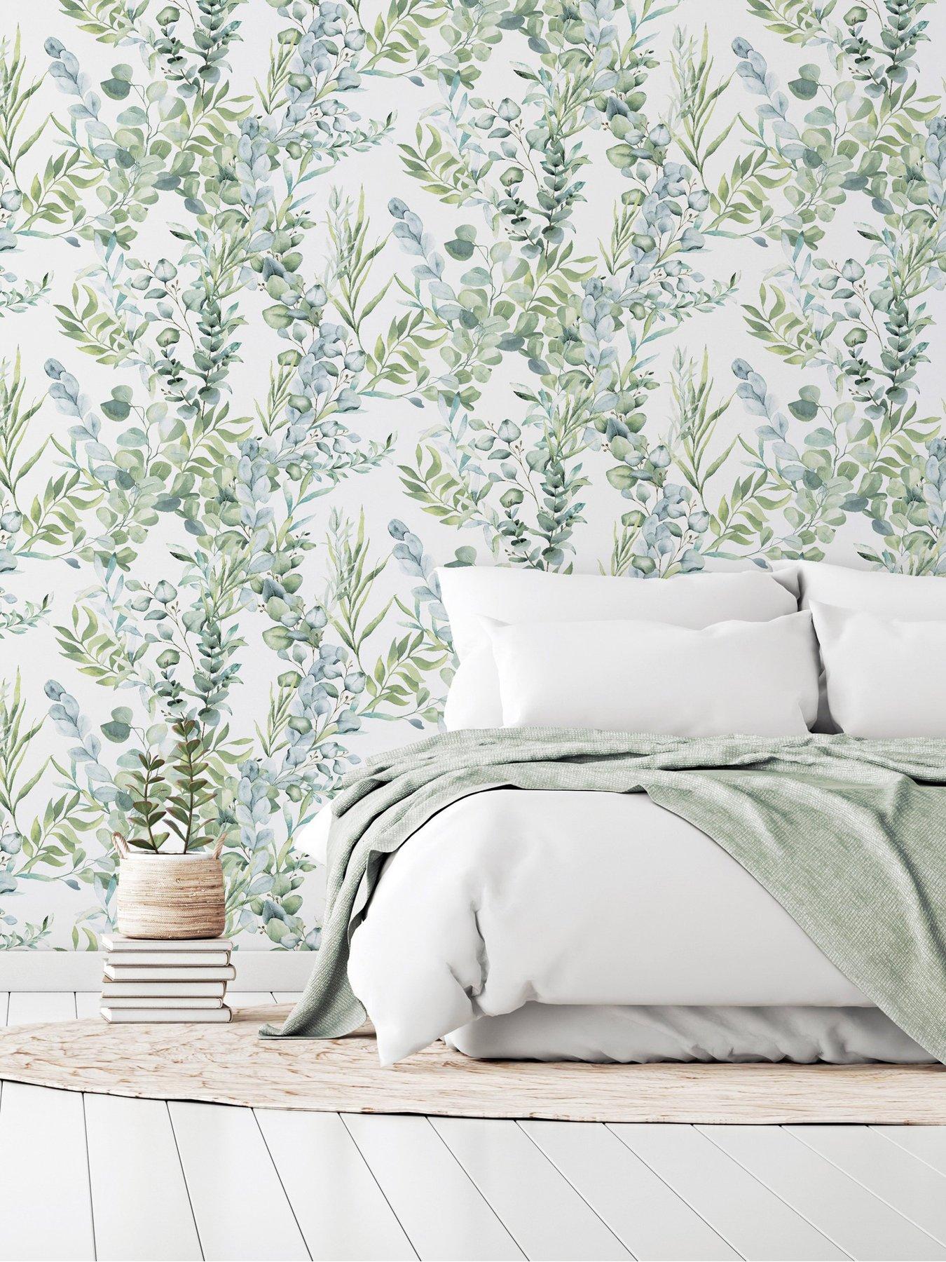 Image 1 of 5 of ARTHOUSE Tranquil Green Wallpaper