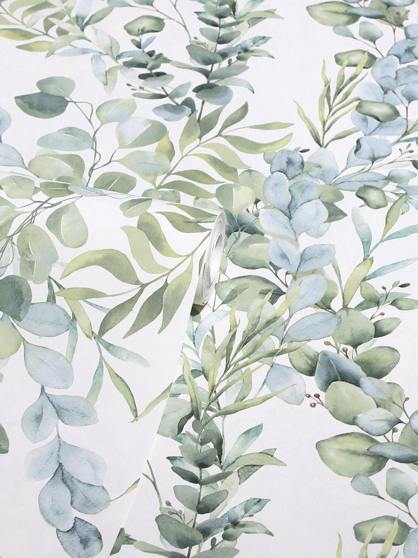 Image 3 of 5 of ARTHOUSE Tranquil Green Wallpaper