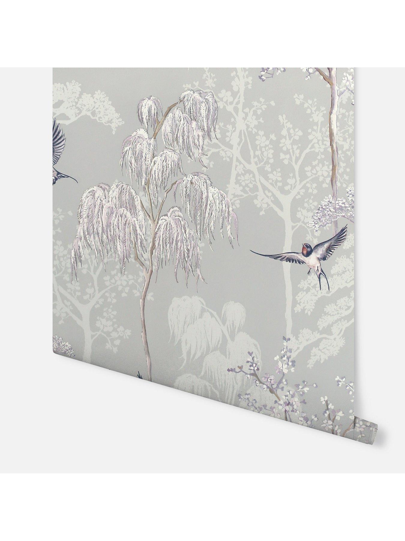  image of arthouse-japanese-garden-grey-wallpaper