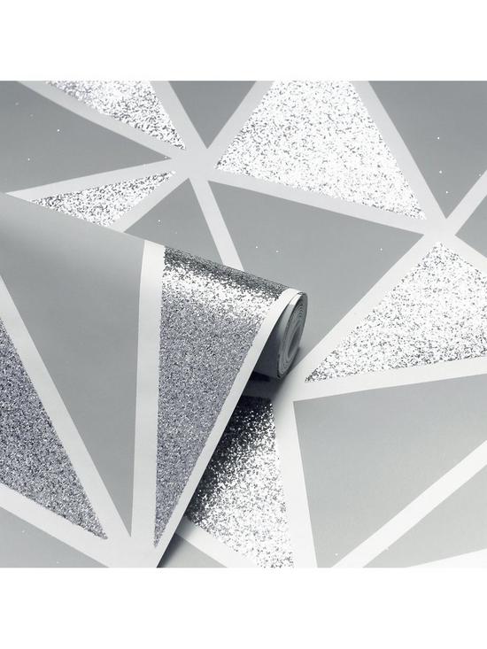 stillFront image of arthouse-sequin-fragments-silver-grey-wallpaper