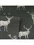  image of arthouse-heritage-stag-charcoalcopper-wallpaper