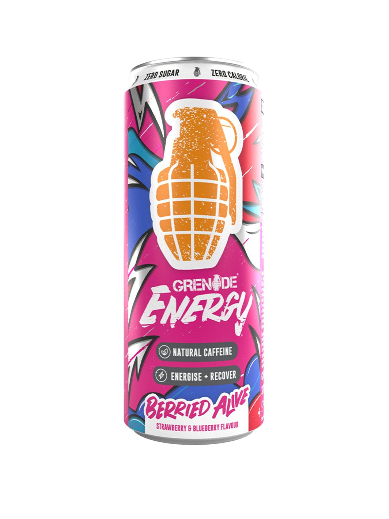 GRENADE Energy Berried Alive Energy Drink - 330ml (12 pack ...