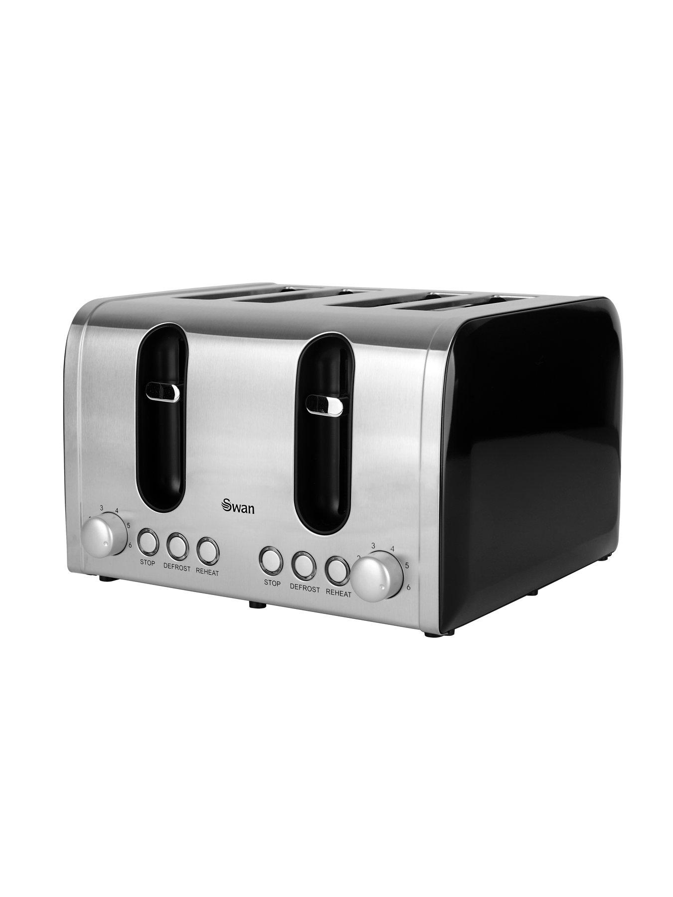 Swan black kettle and sales toaster