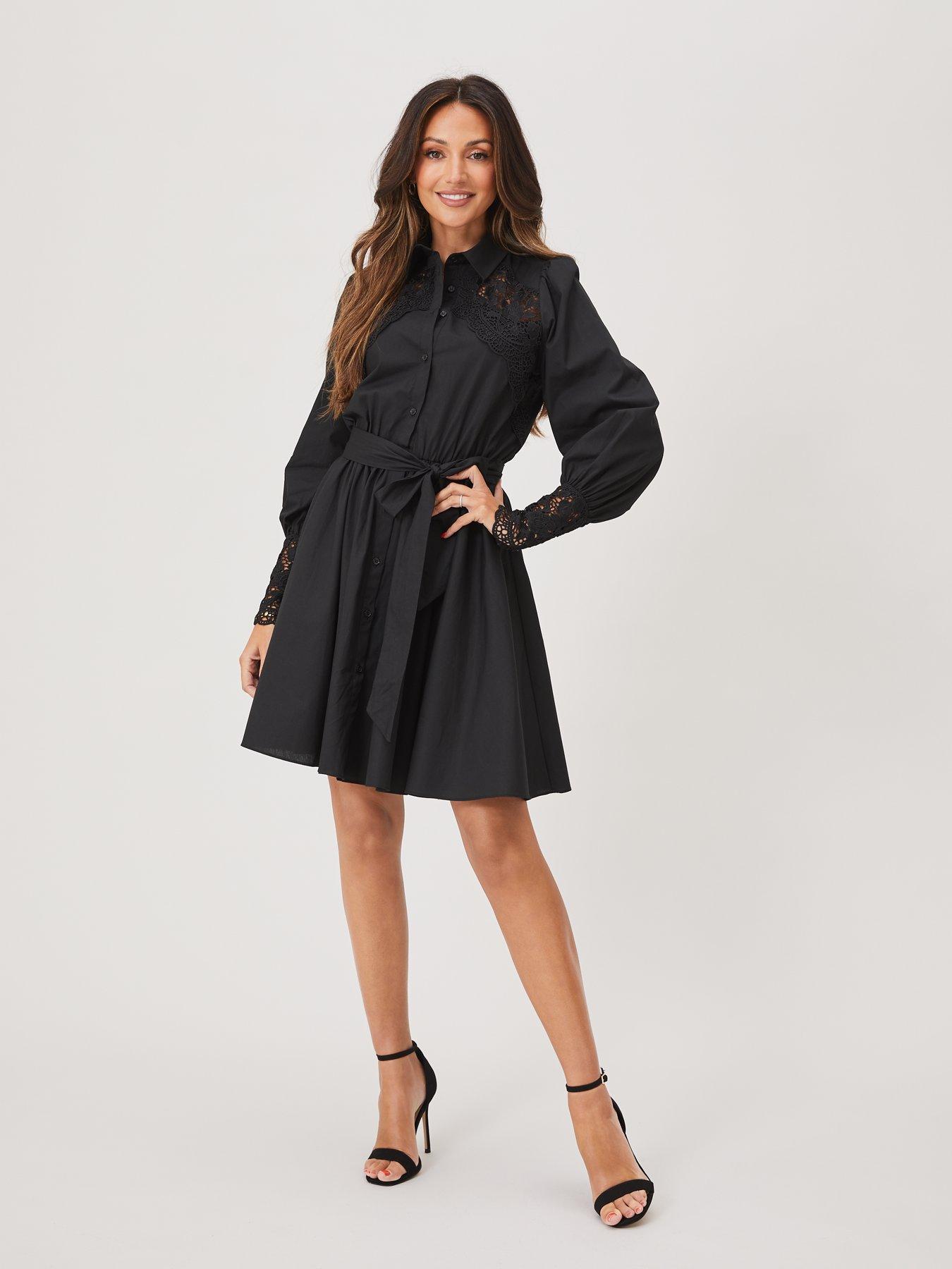 michelle keegan little black dress