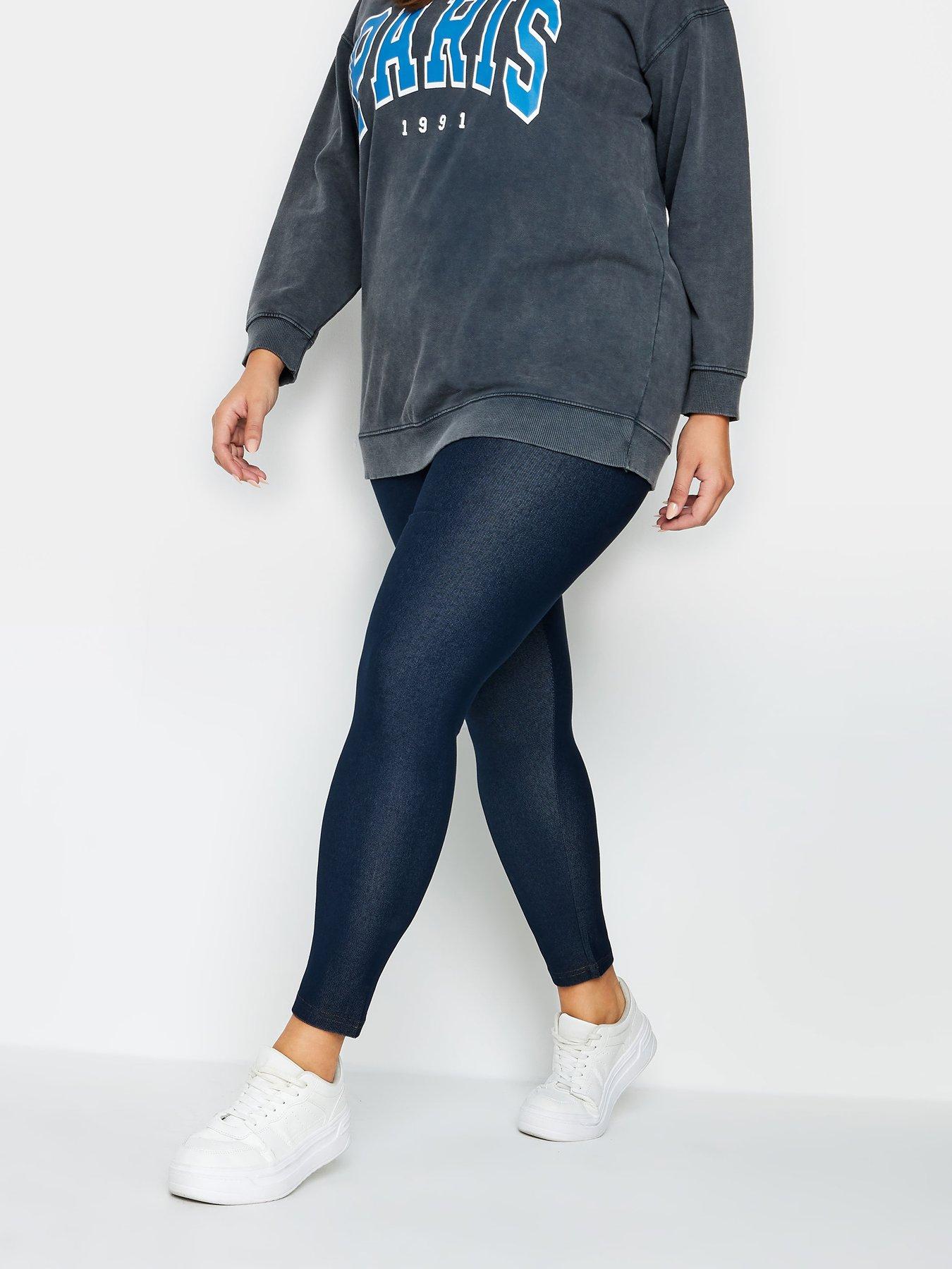 Image 1 of 2 of Yours Jersey Jegging - Indigo