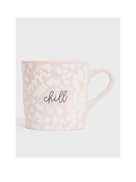 new-look-pale-pink-abstract-chill-logo-mug