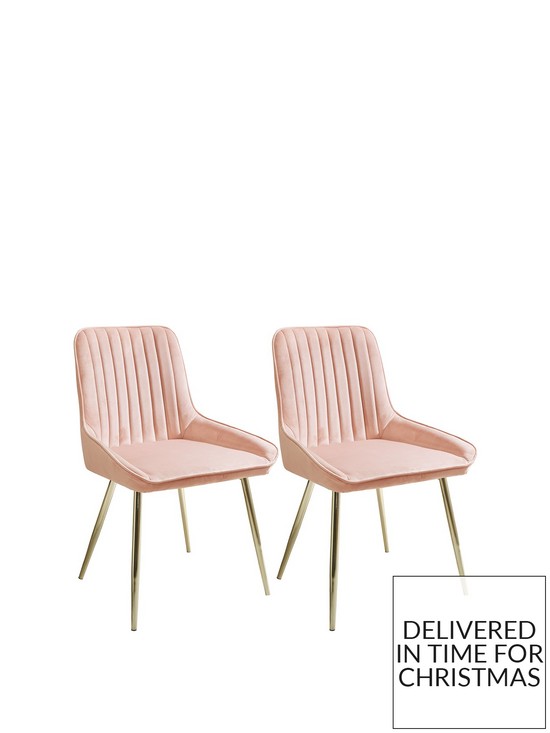 front image of very-home-pair-of-alisha-standard-brass-leggednbspdining-chairs-pinkbrass