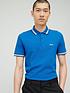  image of boss-hugo-boss-golf-paddy-curved-polo-blue