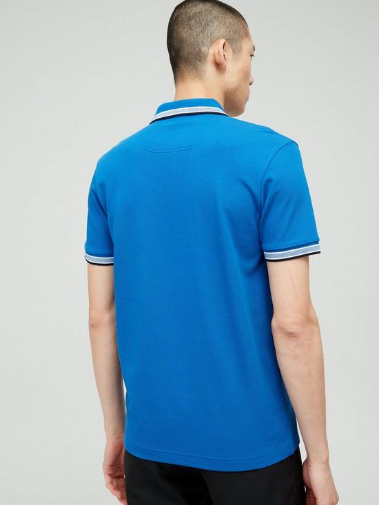 stillFront image of boss-hugo-boss-golf-paddy-curved-polo-blue