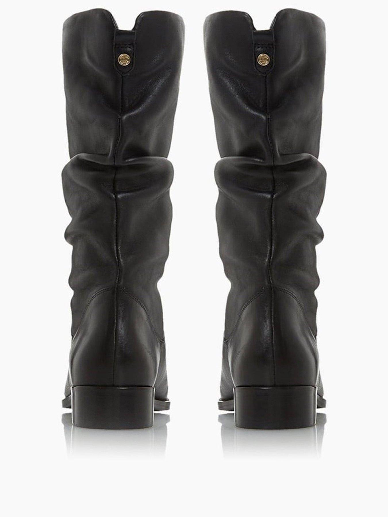 Ruched hot sale calf boots