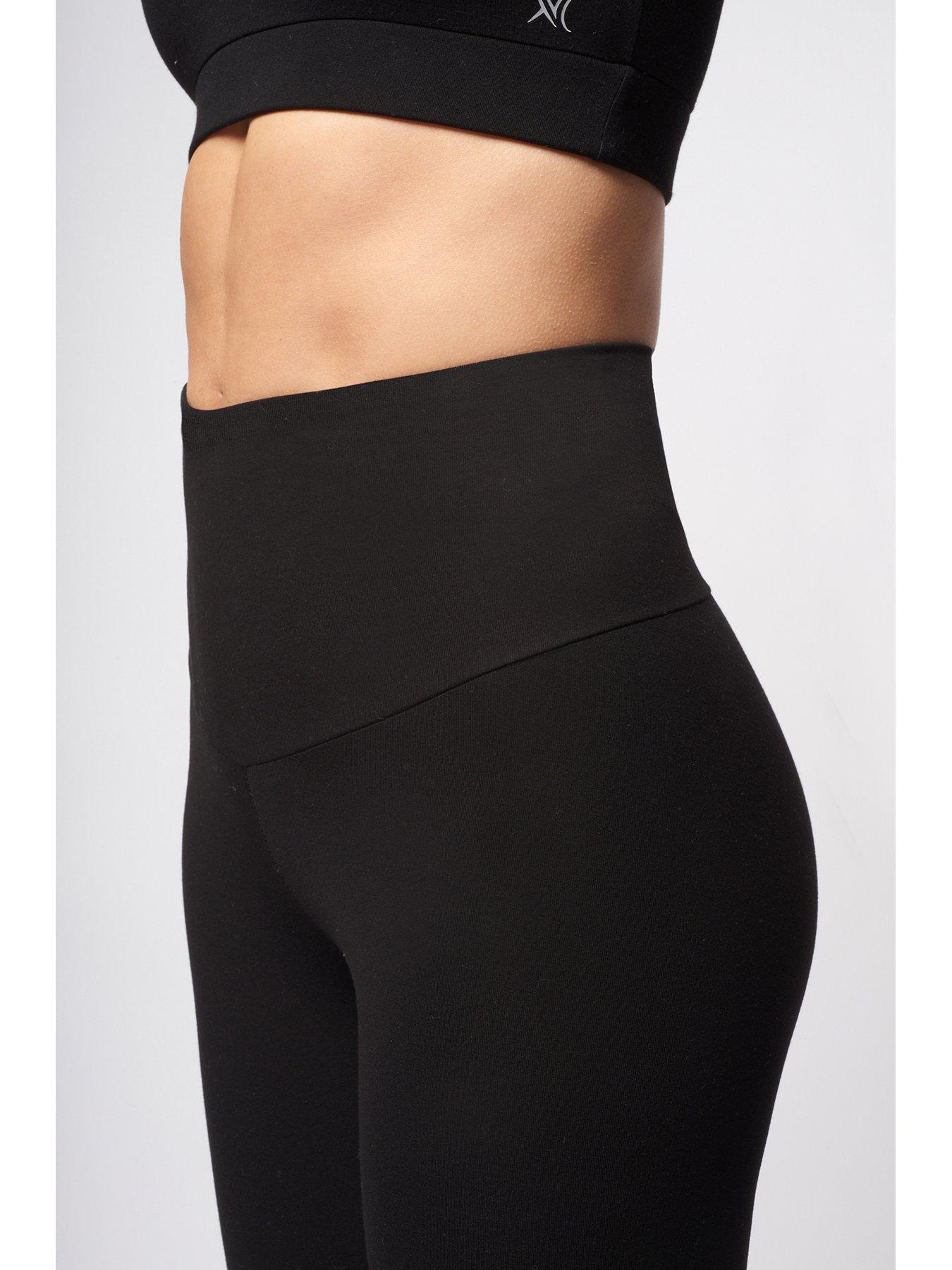  image of tlc-sport-performance-tummy-control-lightweight-strong-compression-legging-black