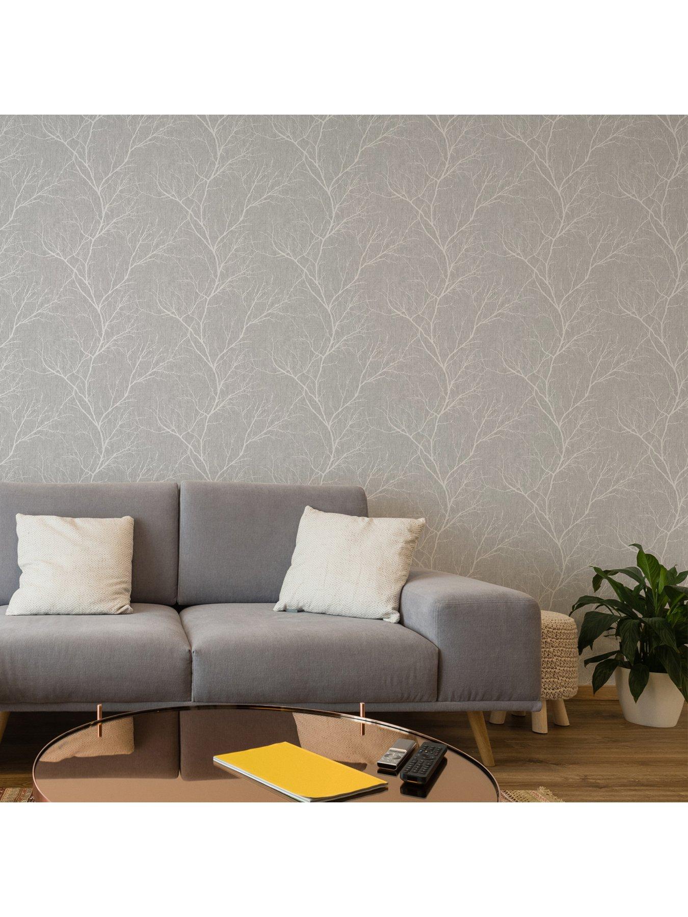 Image 3 of 3 of Fresco Winter Tree Wallpaper