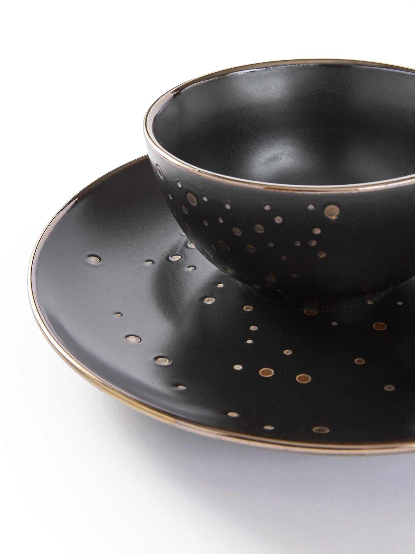  image of waterside-12-piece-gold-and-ebony-dinner-set