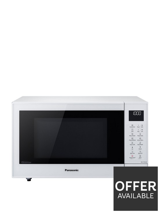front image of panasonic-nn-ct55jwbpqnbsp27-litre-combination-microwave-oven-and-grill-with-inverter-technology