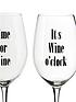  image of premier-housewares-veritynbspset-of-two-wine-glasses